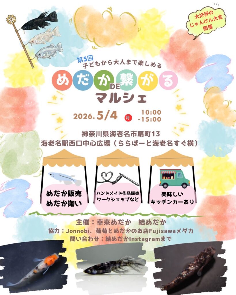 2026年5月4日はイベント出店のため臨時休業です